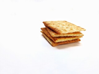 healthy malkist cracker biscuits without sugar on a white background