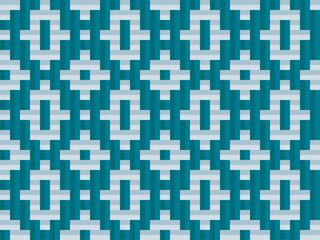 seamless Javanese traditional woven pattern called Anyaman