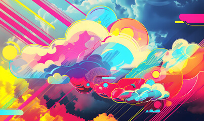 graphic backgrounds related to technology, communication, and the internet