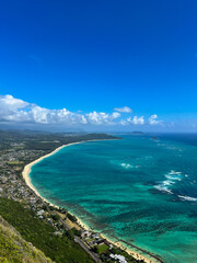 view of the ocean hawaii tropical landscape