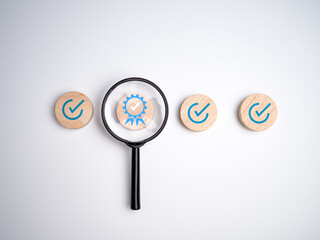 Assessment for certificate good quality product, Checklist Quality management with Quality...