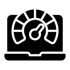 laptop glyph icon