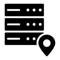 server location glyph icon