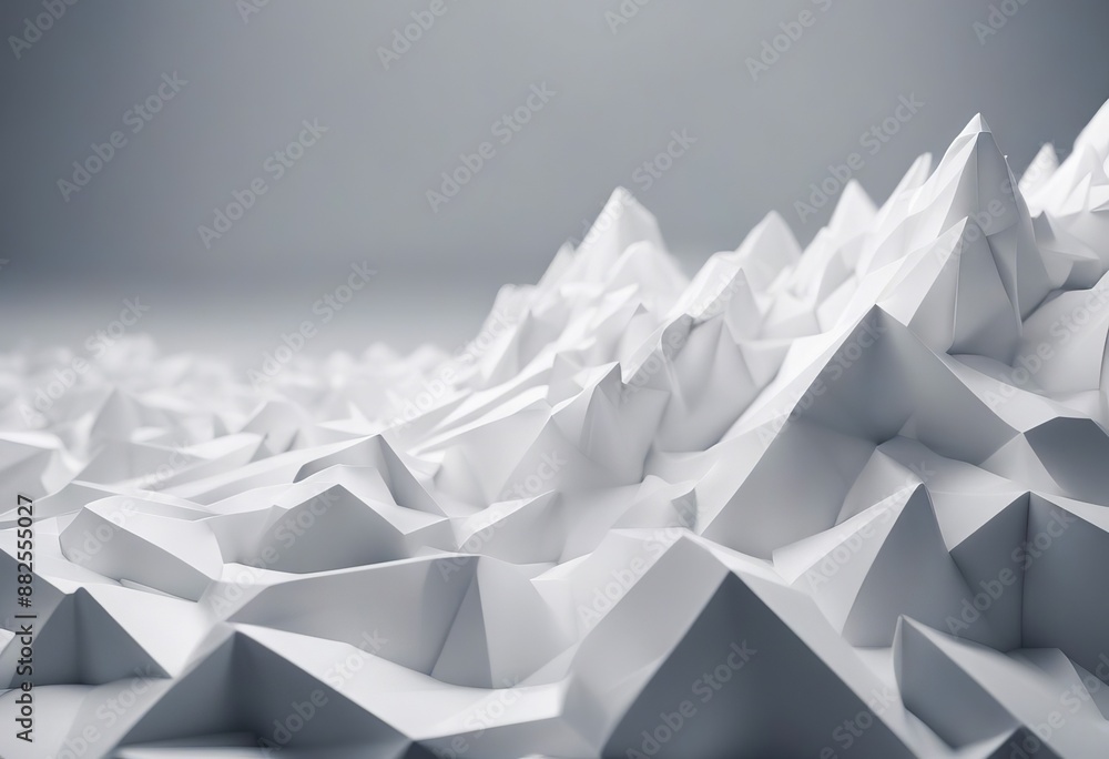 Poster triangle abstract contemporary white texture high 3d low rendering linear poly wall surface futurist