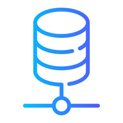 database network gradient icon