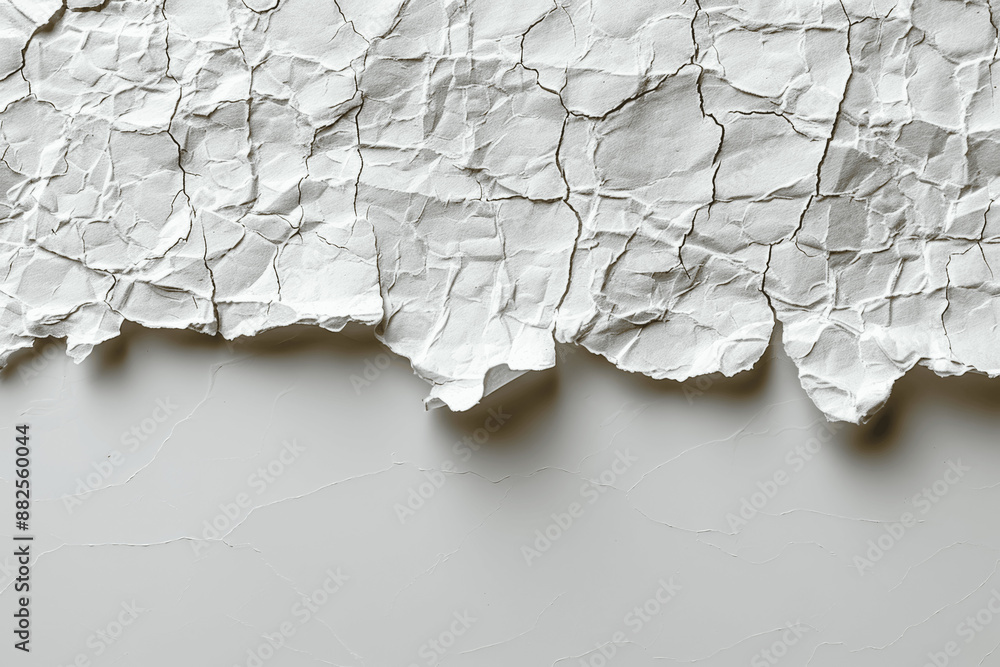 Poster white textured craft paper background with old newspaper vignette. smooth abstract art with copy spa
