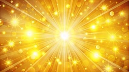 Vibrant golden yellow background emanates warmth and optimism, perfect for uplifting and cheerful designs for a bright and sunny atmosphere.
