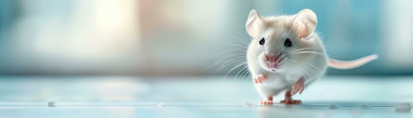 Fototapeta premium Whiskers and Smell: A Mouse's Sensory World