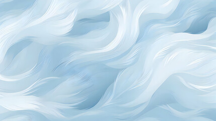 Obraz premium Abstract Blue Swirling Waves Illustration