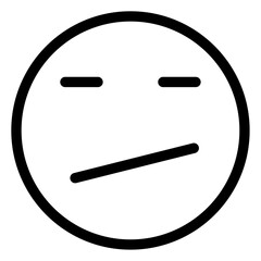 bored face icon