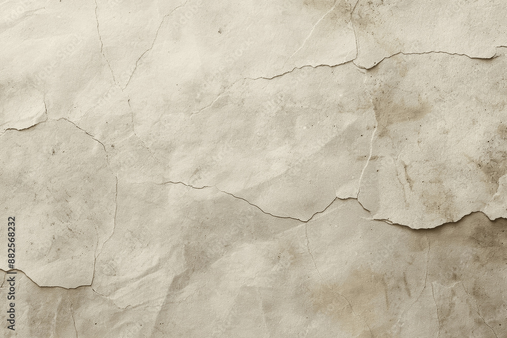 Poster beige stone texture background with blank paper space for copy in top view style cream cement wall d