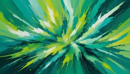 Clear Plain Shiny Warm Soft Vintage Bokeh Cloudy Wave Like Geometric Green Background or Texture