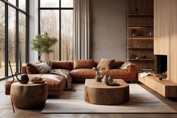 Living room furniture architecture building.