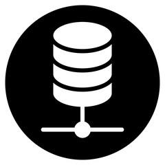 database network glyph icon