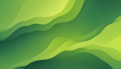 Obraz premium Clear Plain Shiny Warm Soft Vintage Bokeh Cloudy Wave Like Geometric Green Background or Texture