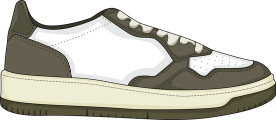 Vector sneakers shoes for training, running shoe vector illustration. Sport shoes , isolated