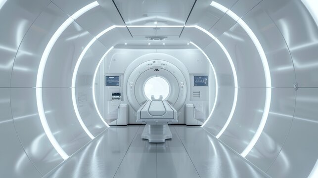 Modern MRI Scan Room
