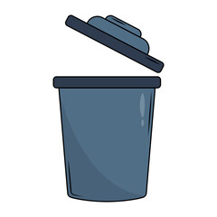 International Day of Zero Waste Icon with Flat Cartoon Design. Vector Icon on White Background.