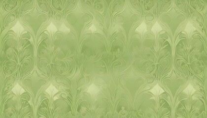 Clear Plain Shiny Warm Soft Vintage Bokeh Cloudy Wave Like Geometric Green Background or Texture