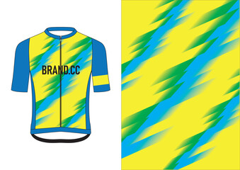 Cycling Jersey Design. Sport Jersey Art.