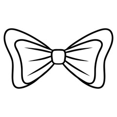 ribbon bow tie icon