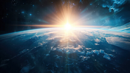 Climate science focuses on understanding Earth's climate system and predicting how human activities impact global temperatures and weather patterns.