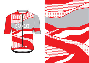 Cycling Jersey Design. Sport Jersey Art.
