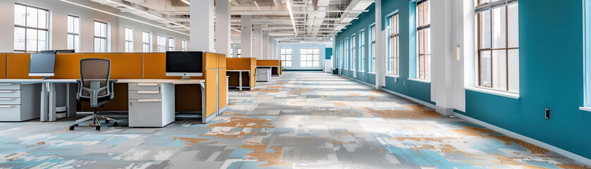 Abandoned office space, layoffs, jobless, deflation effects