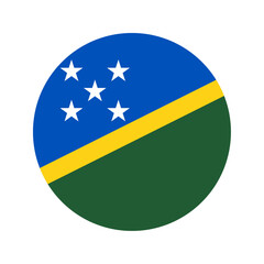 Round Solomon Islands flag icon