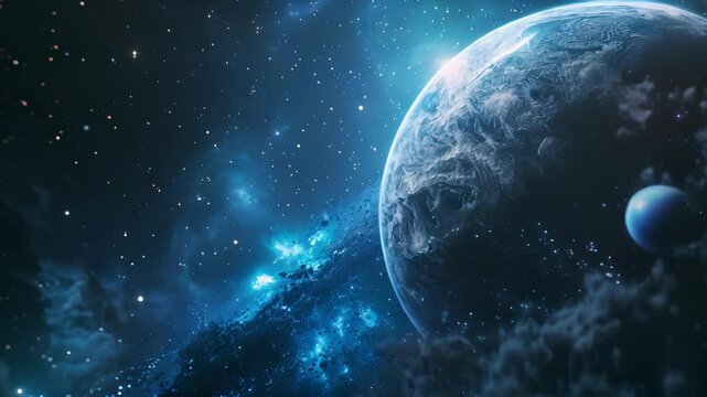 A space exploration game allows players to explore distant planets and galaxies complete with stunningly realistic visuals and intergalactic battles.