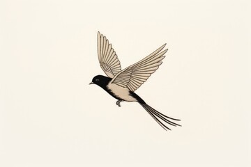 Obraz premium Flying bird animal wildlife.