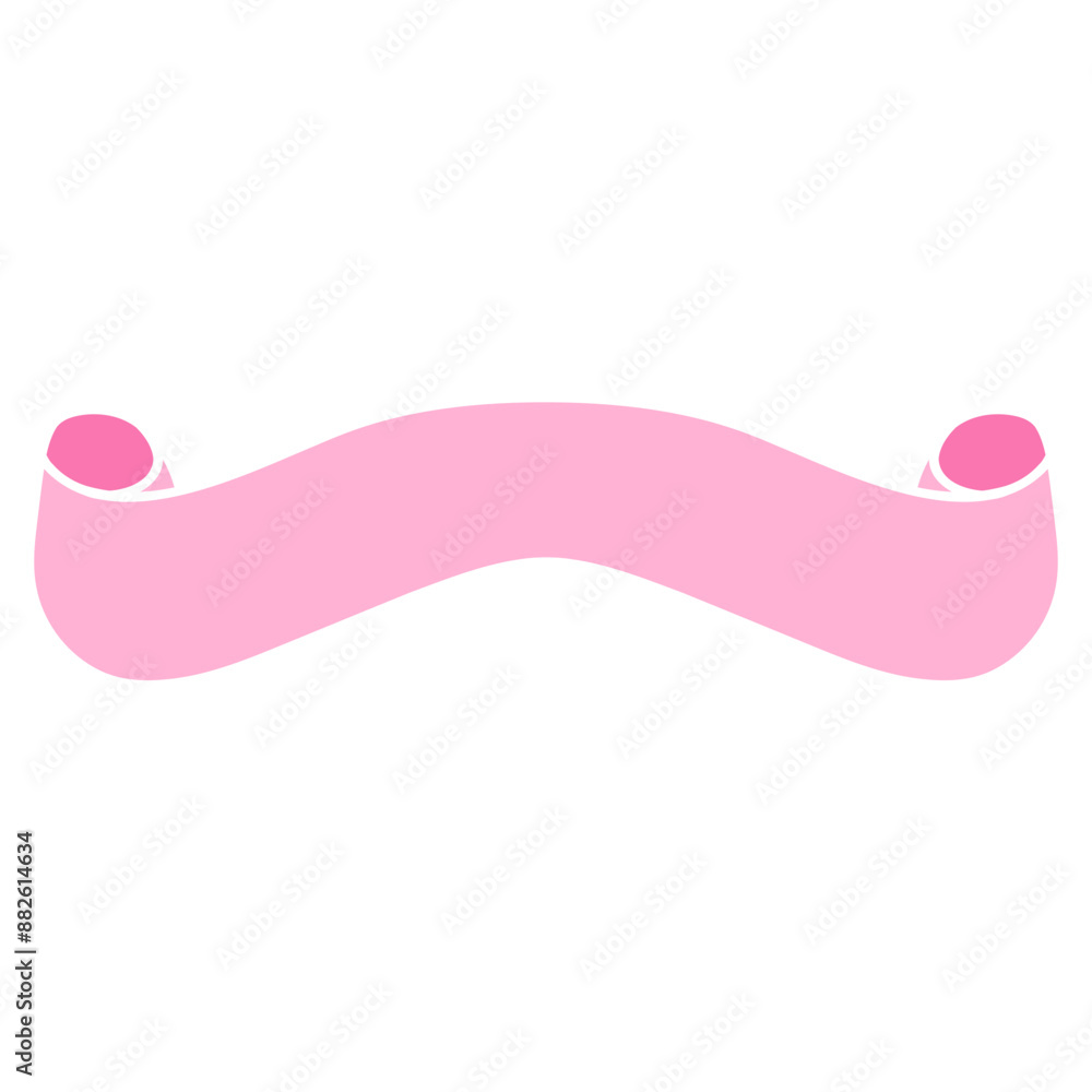 Canvas Prints pink ribbon banner