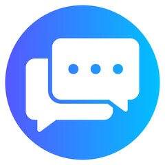 chat gradient icon