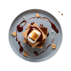 Isolated PNG Melted Marshmallow Magic , GENERATIVE AI