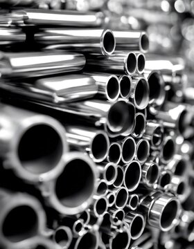 different stainless profiles tubes metal products steel profile iron background construction industry pipe tube industrial