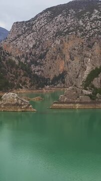 Aerial view of beautiful Turkey landscape