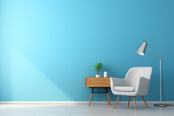 Fototapeta premium Furniture armchair room wall.
