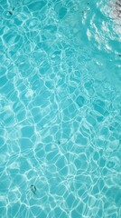 Obraz premium Top view swimming pool water texture outdoors nature tranquility.