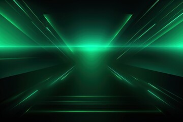 Deep green neon light backgrounds futuristic.