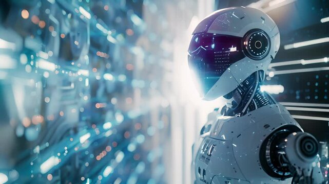 In a science class students use 5Gconnected robots to conduct experiments and collect data in remote locations allowing them to broaden their learning beyond the classroom walls.