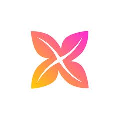 Natural floral logo simple illustration vector art for your brand