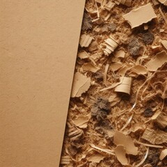 Natural Beauty: Kraft Paper Background