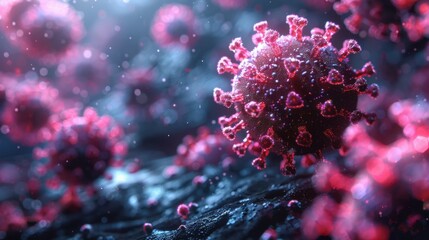 Fototapeta premium the concept of scientific and methodical research. making dangerous virus.