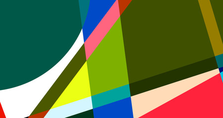 Abstract colorful geometric psychedelic pop art background