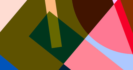 Abstract colorful geometric psychedelic pop art background