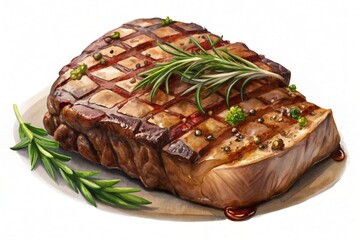 grilled pork ribs