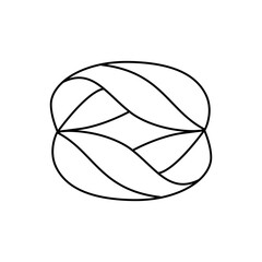 Natural floral logo simple illustration vector art for your brand