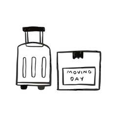 Moving Home Icon Element