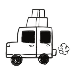 Moving Home Icon Element