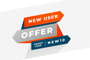 exclusive promo code template for new web user